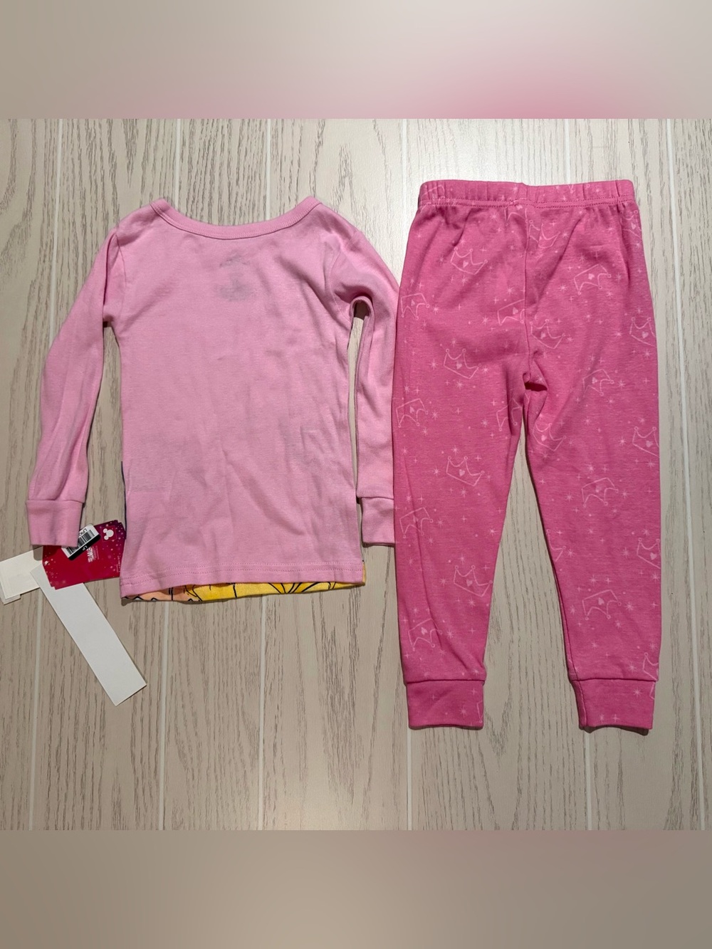Disney Princess Girls 3T 4 Piece Cotton Pajama Set NWT - Picture 7 of 13